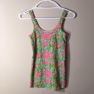 Lilly Pulitzer flamingo tank top